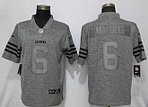 Nike Browns 6 Baker Mayfield Gray Gridiron Gray Vapor Untouchable Limited Jersey,baseball caps,new era cap wholesale,wholesale hats